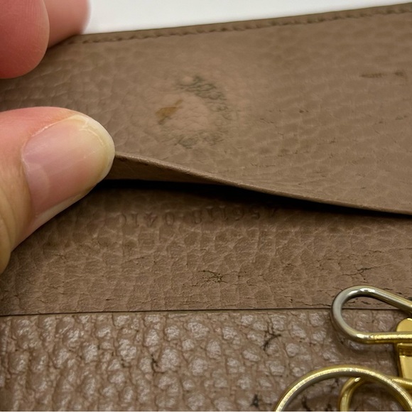 Gucci Marmont 6 Ring Key Holder, Canvas & Leather - Picture 7 of 8